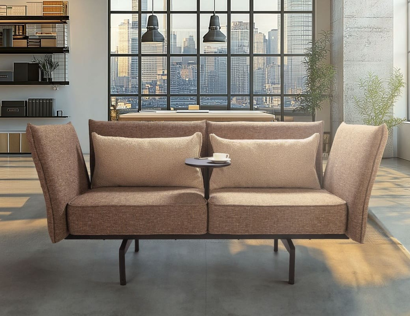 Офисный диван Антураж со столиком — фото № 1